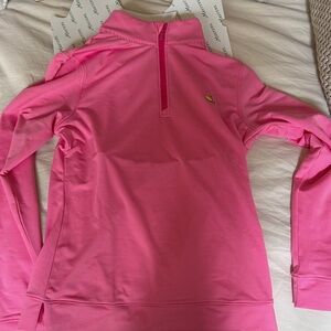 Authentic Masters 2026 Pink Long-Sleeve Quarter-Zip Tunic